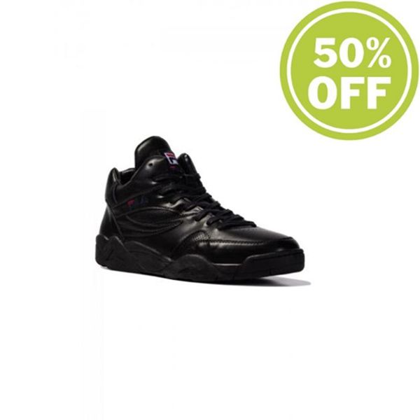 Fila Pine Mid Men's Sneakers - Black,NZ 607-81354